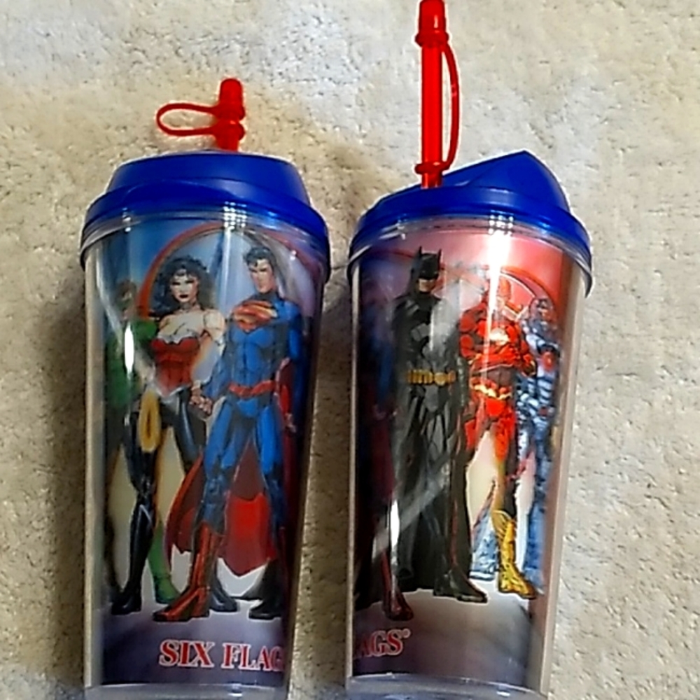 Set of 2 Justice League sippers